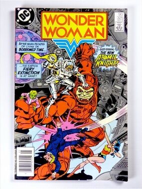 Vintage Wonder Woman #325 DC Comic 1985 Atomic Knight VF Collectible